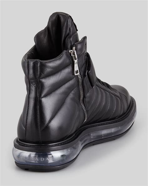 PRADA MILANO Runway LEVITATE Side Leather High